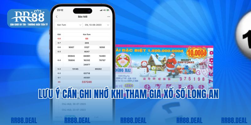 Một số lưu ý quan trọng khi tham gia xổ số kiến thiết Long An